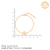 Gold Bonded Hearts Bracelet