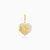 Golden A Rose For You Charm