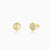 Golden Beads of Love Earrings