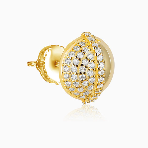 Golden Beads of Love Earrings