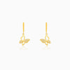 Golden Butterfly Bloom Earrings
