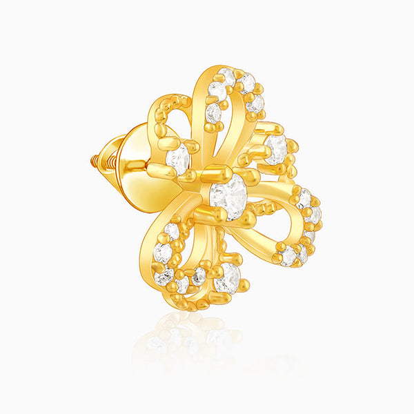 Golden Blóm Earrings