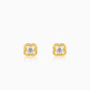 Golden Mini Floral Earrings