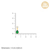 Golden Green Enigma Earrings