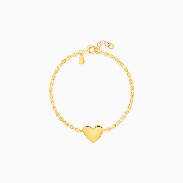 Golden Heartbeat Kids Bracelet (0 - 2 Years)