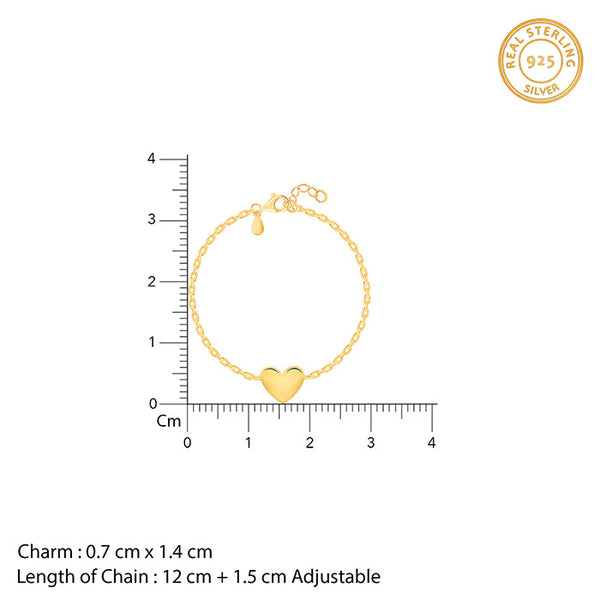 Golden Heartbeat Kids Bracelet (0 - 2 Years)