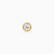 Golden Luminous Zircon Stud For Him
