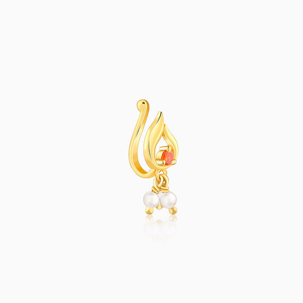 Golden Iris Nosepin (Clip on)
