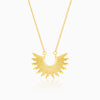 Anushka Sharma Golden Radiant Sunrise Necklace