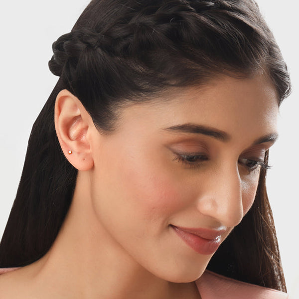 Golden Lian Ear Piercings