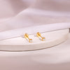 Golden Lian Ear Piercings