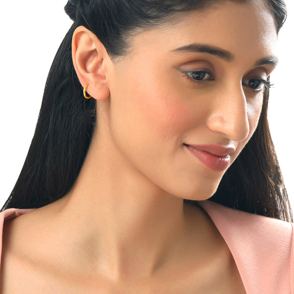 Golden Kai Hoop Ear Piercings