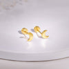 Golden Luna Ear Piercings