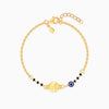 Golden Personalised Nazariya Kids Bracelet (2 - 8 Years)