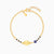 Golden Personalised Nazariya Kids Bracelet (2 - 8 Years)