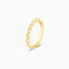 Golden Elegant Twist Ring