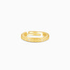 Golden Elegant Pattern Ring Band For Him