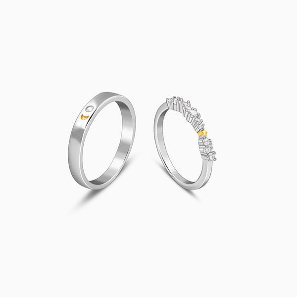 Dual Tone Longing Couple Bands