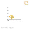 Anushka Sharma Golden Blooming Flower Ring