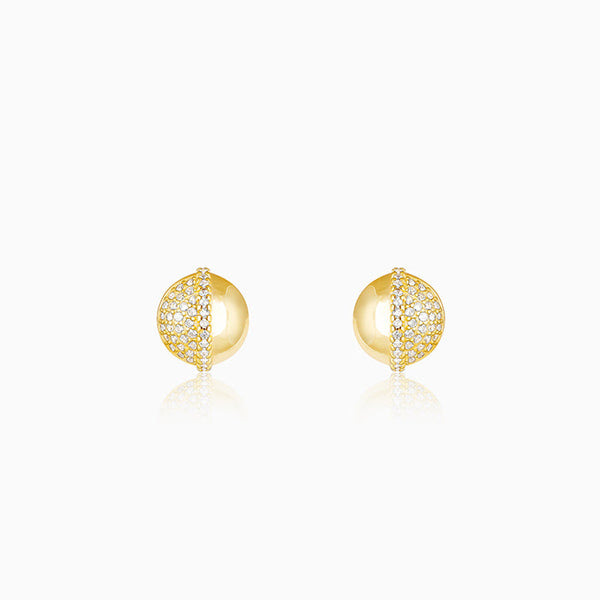 Golden Beads of Love Earrings
