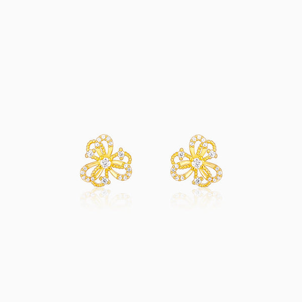 Golden Blóm Earrings
