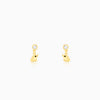 Golden Elephant Charm Earrings