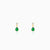 Golden Green Enigma Earrings