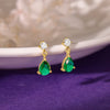 Golden Green Enigma Earrings