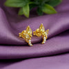 Golden Honey Stud Earrings