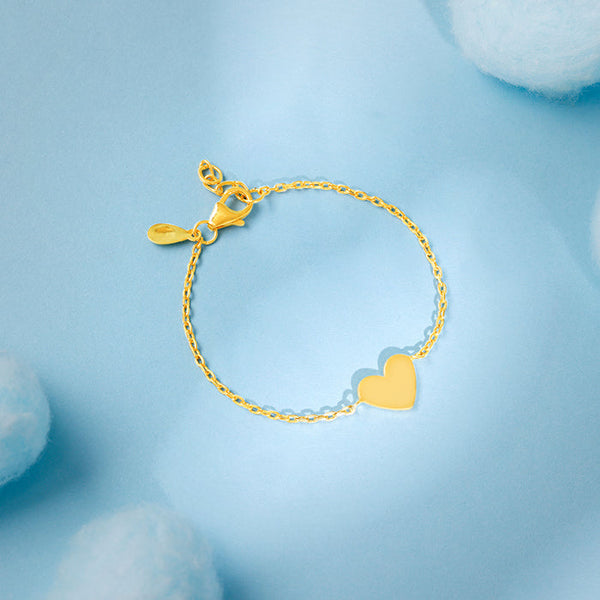 Golden Heartbeat Kids Bracelet (0 - 2 Years)