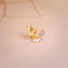 Golden Iris Nosepin (Clip on)