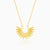 Anushka Sharma Golden Radiant Sunrise Necklace