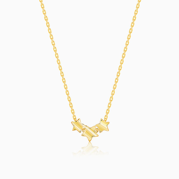 Gold Stellar Glow Necklace