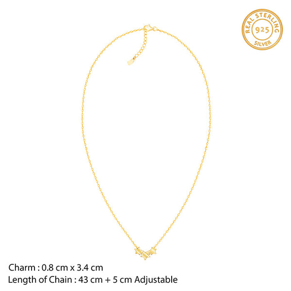 Gold Stellar Glow Necklace