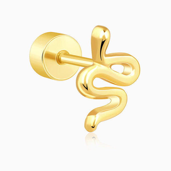 Golden Medusa Ear Piercings