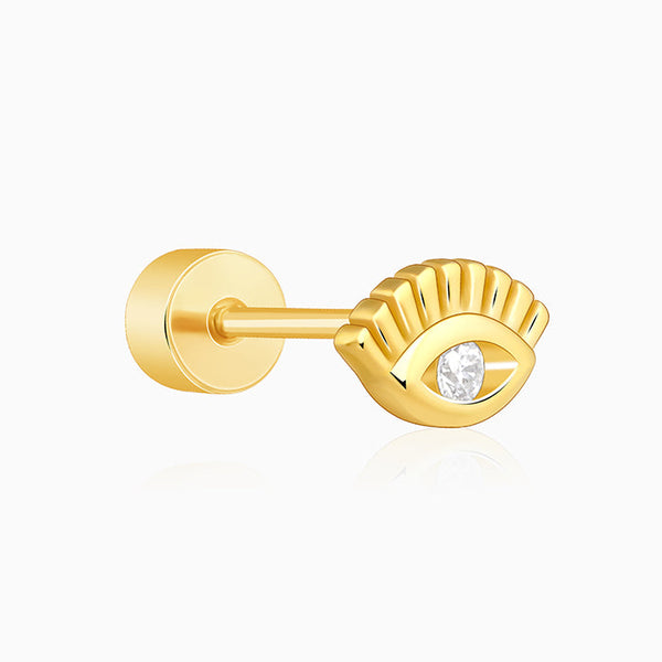 Golden Eyeconic Ear Piercings