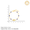 Golden Personalised Evil Eye Initial Bracelet