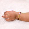 Golden Personalised Nazariya Kids Bracelet (0 - 2 Years)