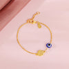Golden Personalised Envy Gaze Kids Bracelet (2 - 8 Years)