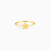 Golden Dendrobium Ring