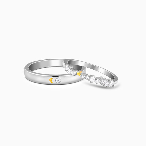 Dual Tone Longing Couple Bands