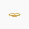 Golden Floral Promise Ring