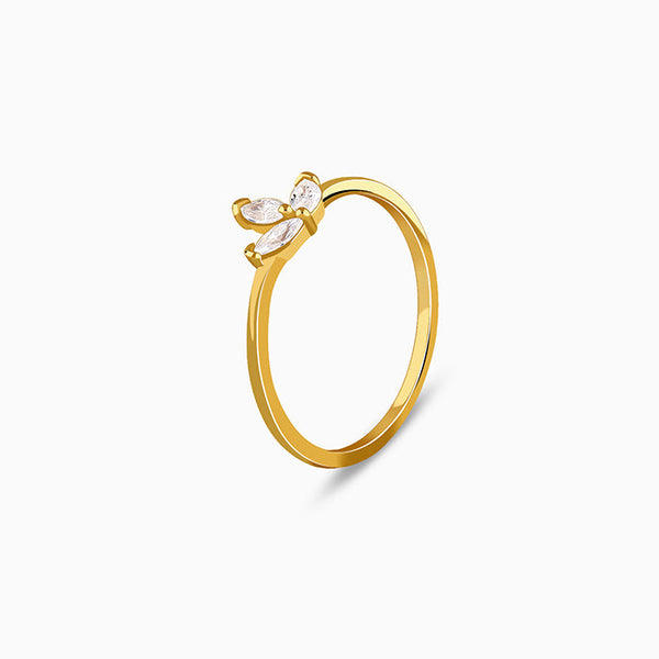 Golden Trinity Gleam Ring