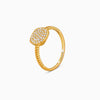 Golden Eternal Square Ring
