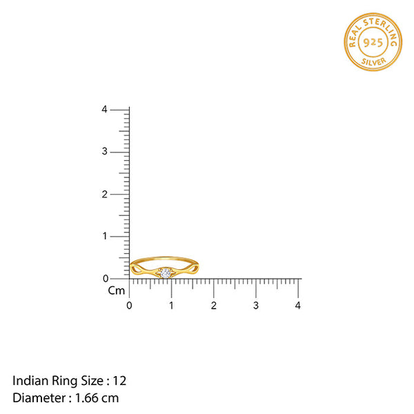 Golden Eye Catching Ring