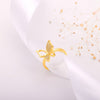 Golden Butterfly Bloom Ring